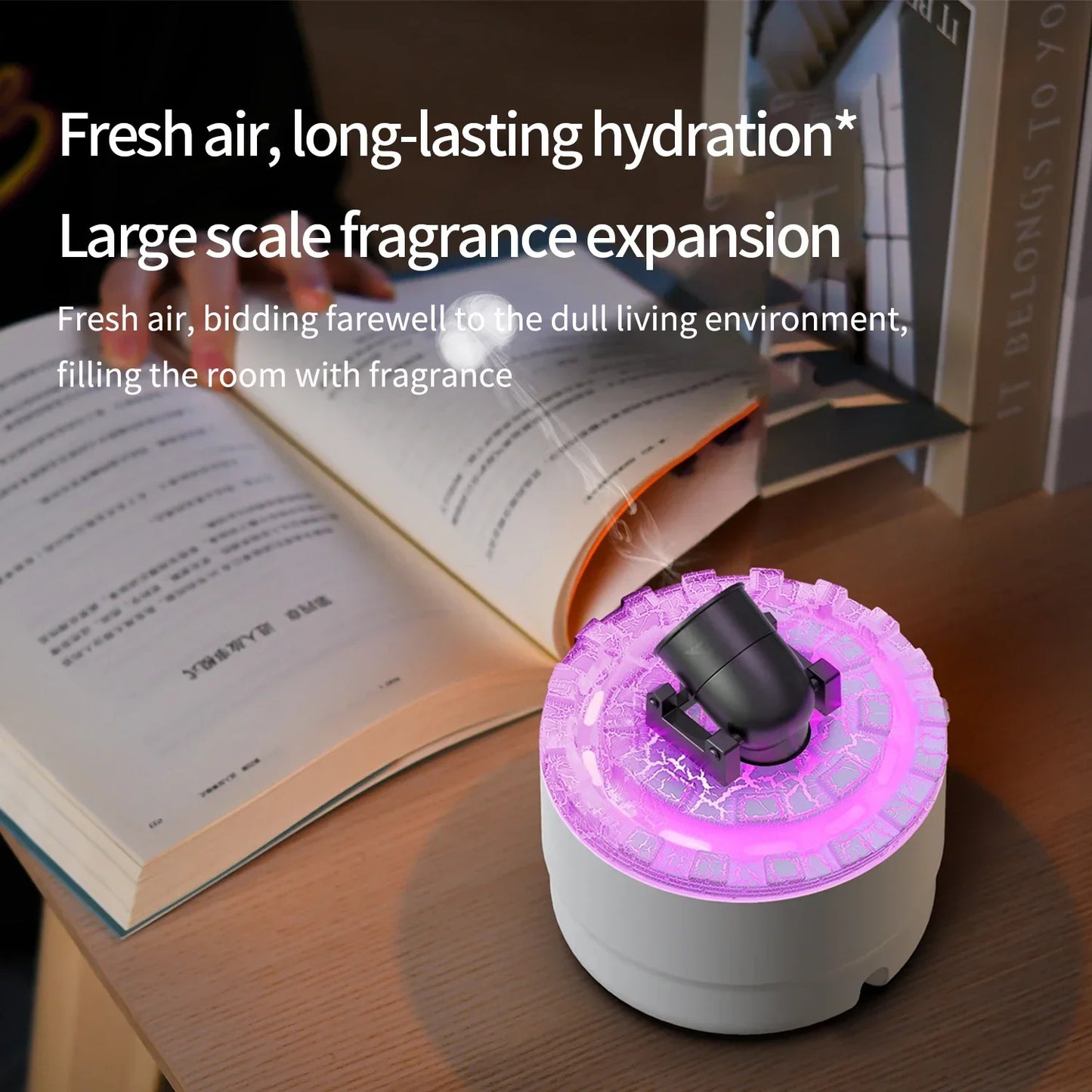 Volcanic Cannons Small Air Humidifier Oil Diffuser Essential Oils Environment Flavoring Humidifier Room Fragrance Humidifiers