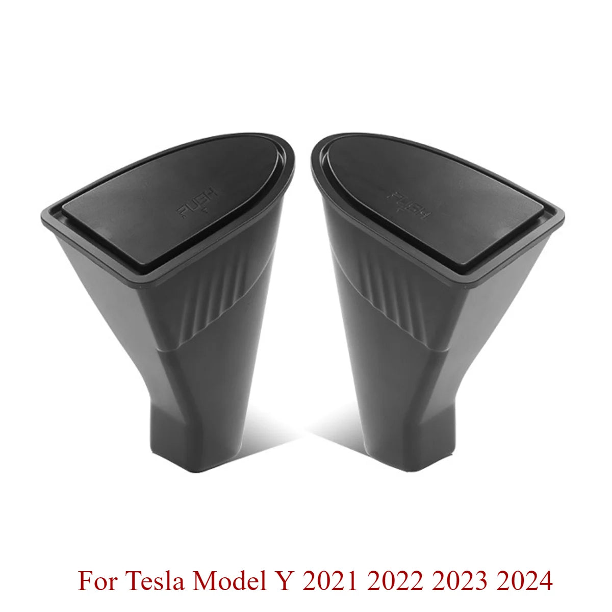 for Tesla Model Y Trash Can with Lid Front Door Automatic Trash Bin Plug Pocket Garbage Can Bin for Model Y 2024 2023 2022 2021